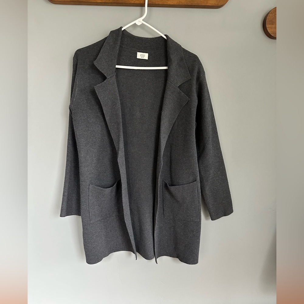 Common Threads Charcoal Cardigan / Coatigan